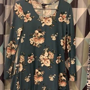 Long sleeve flowing dresses